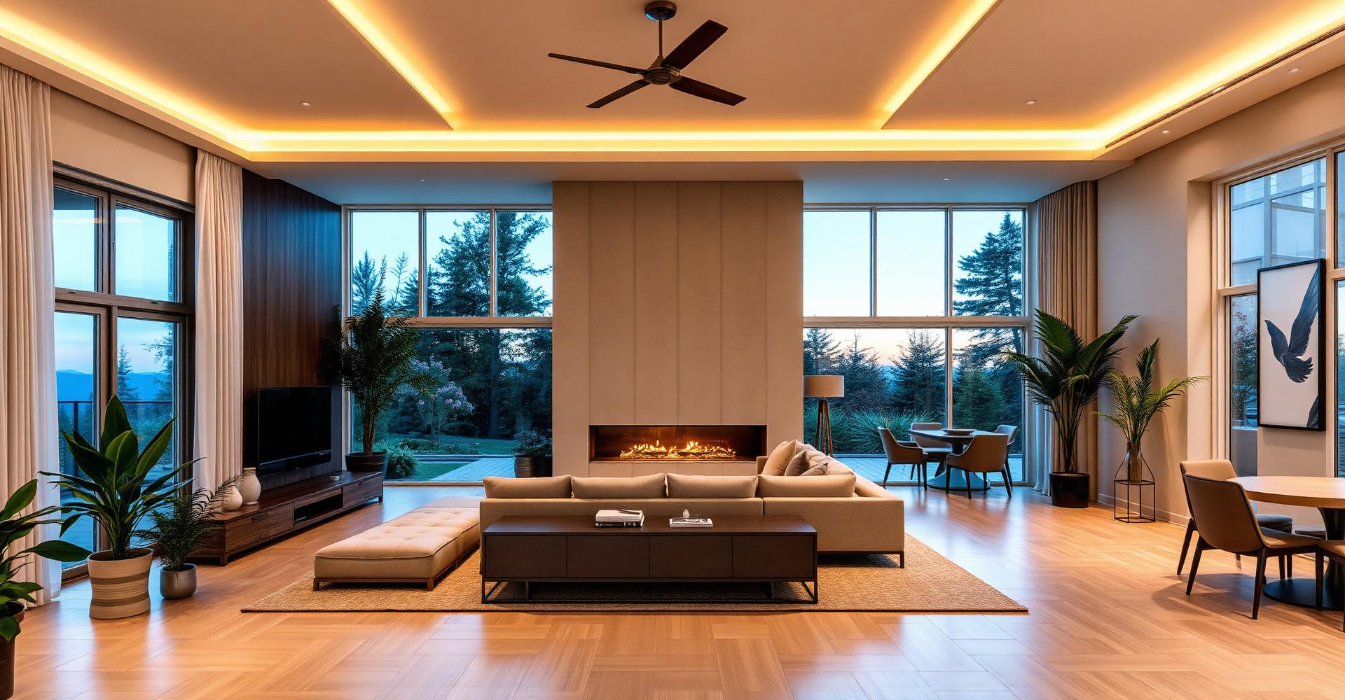 Ambiente residencial acolhedor
